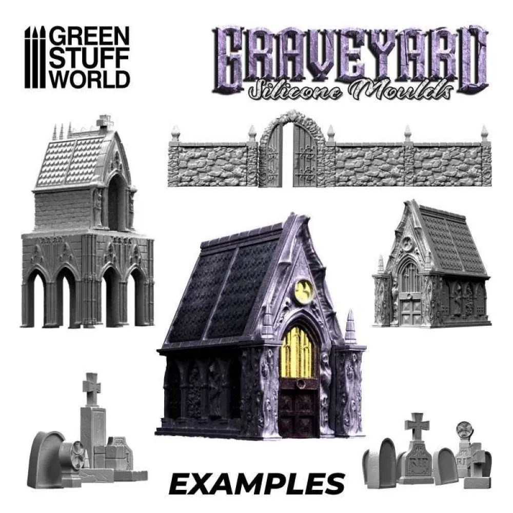 Silikónová forma Green Stuff World - Graveyard