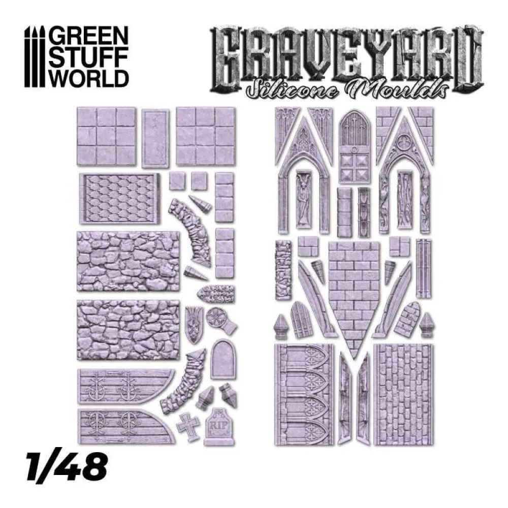Silikónová forma Green Stuff World - Graveyard