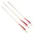 Wooden arrow with feather fletching - for children's bows