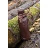 Collapsible telescope in a leather case