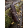 Collapsible telescope in a leather case
