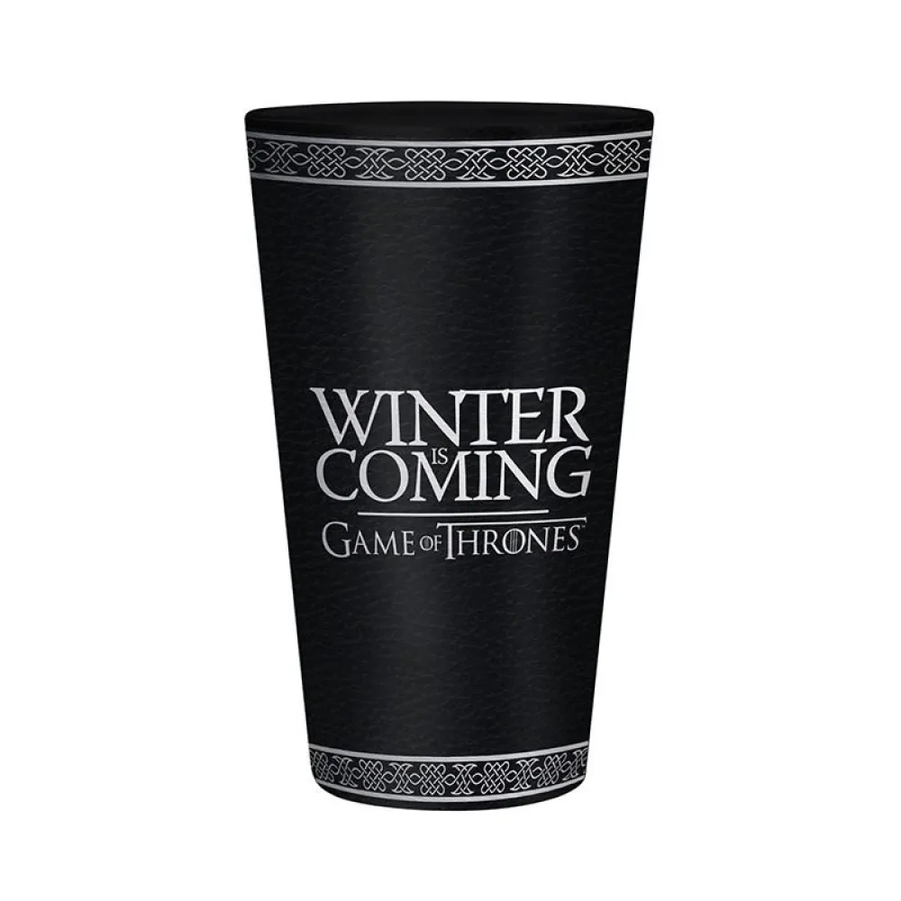 Pohár Game of Thrones - Stark Logo, čierny