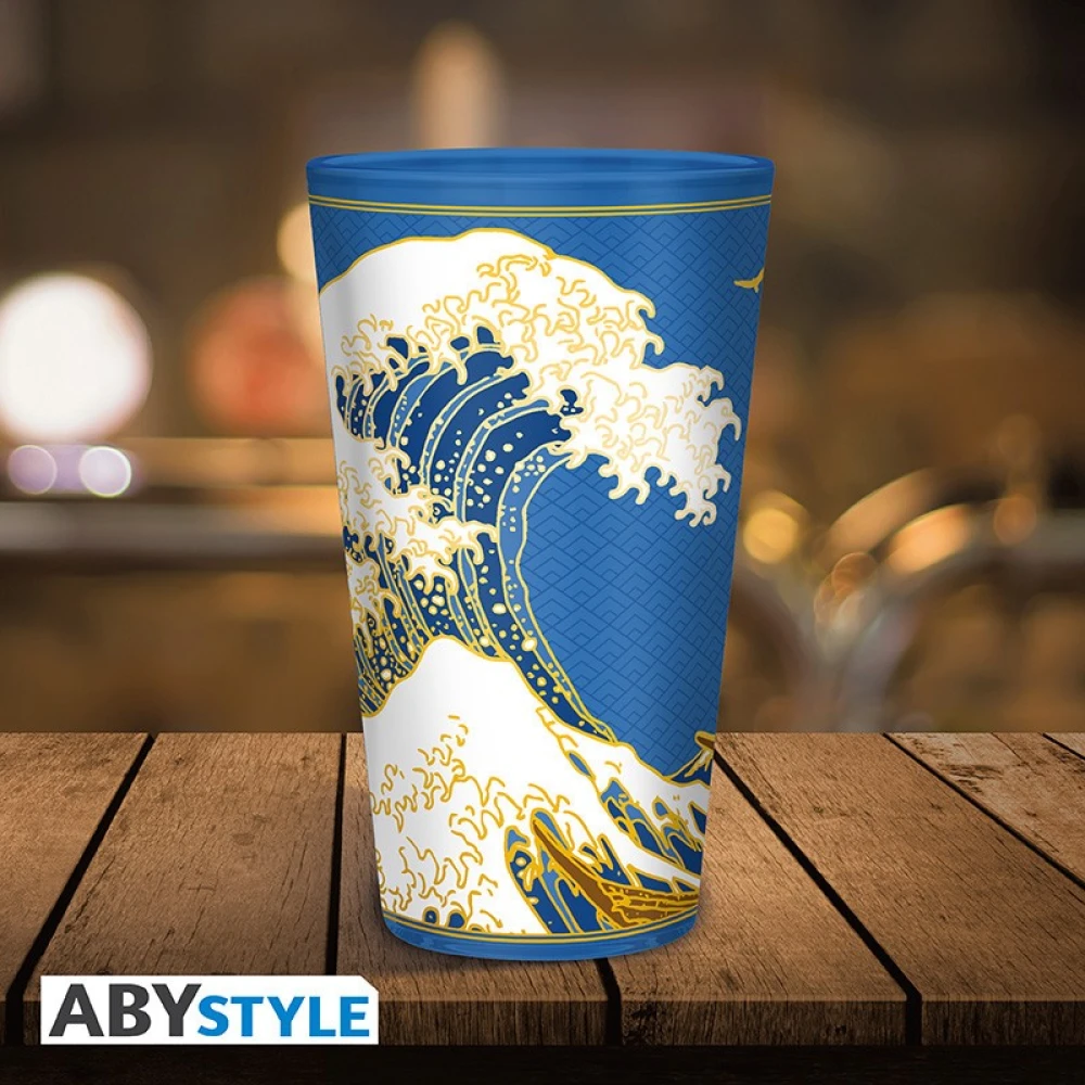 Hokusai Glass - Great Wave