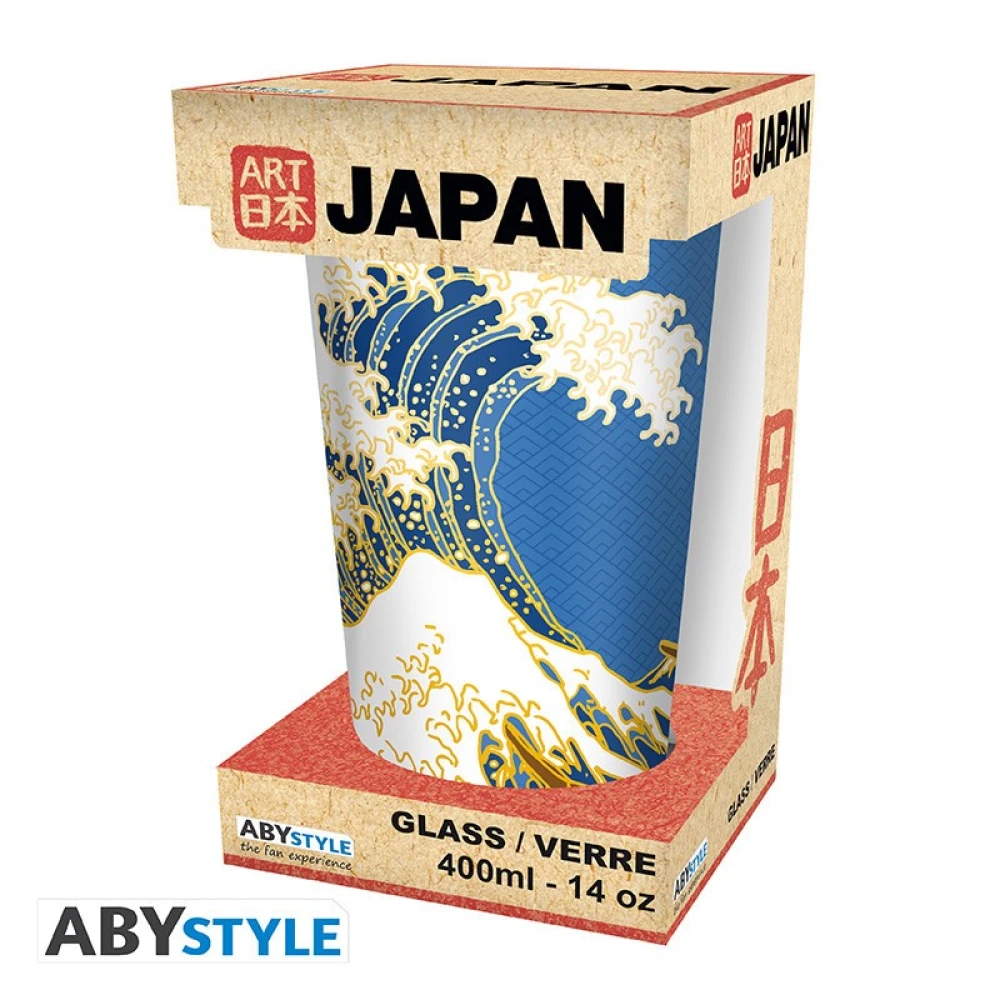 Hokusai Glass - Great Wave