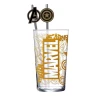 Avengers Trinkglas mit Strohhalmen