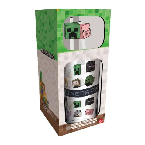 Minecraft Glass with Straws
