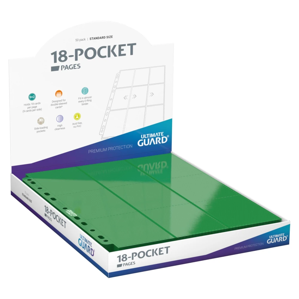 Stránky pro karetní album 50ks - 18 pocket