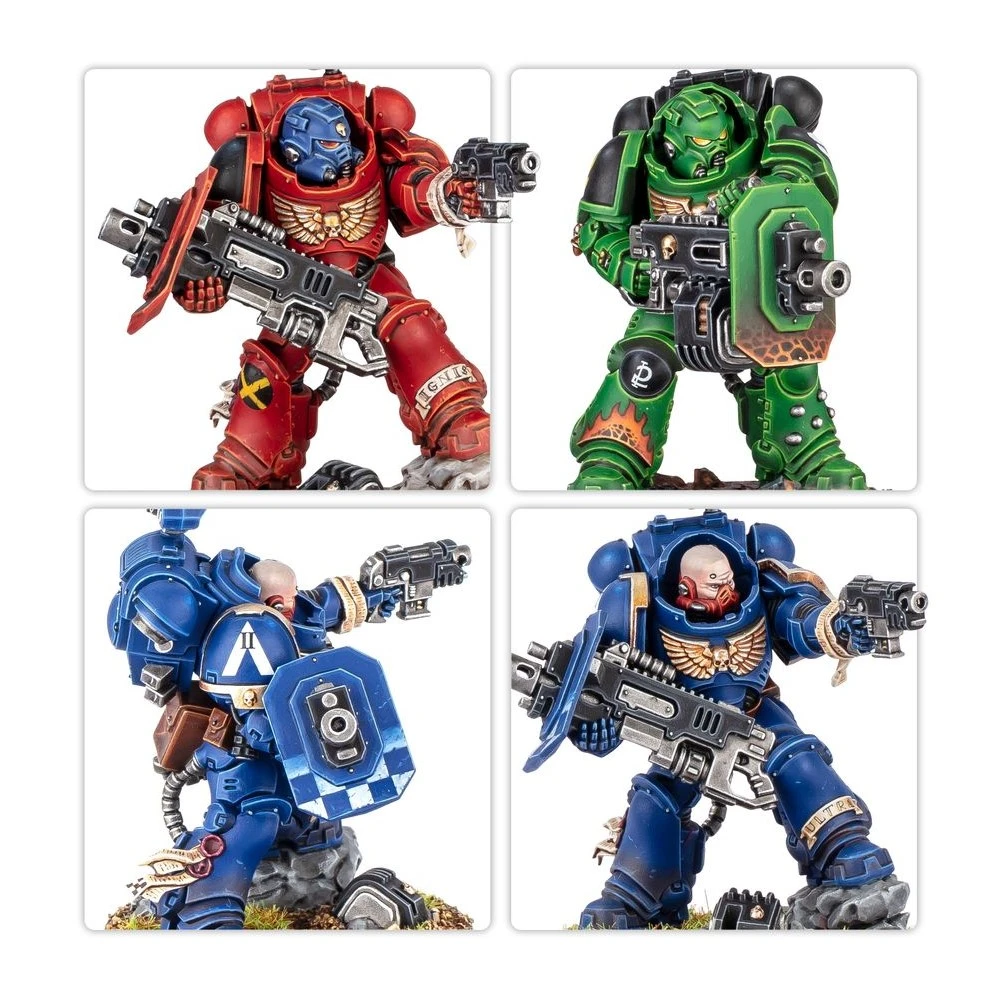 Warhammer 40000: Space Marines Eradicator Squad with Heavy Bolters