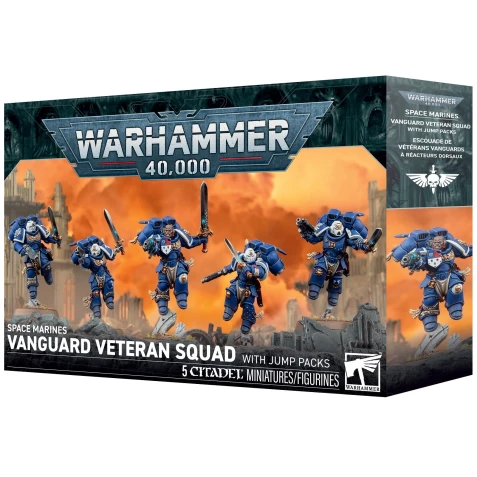 Warhammer 40000: Space Marines Vanguard Veteran Squad with Jump Packs