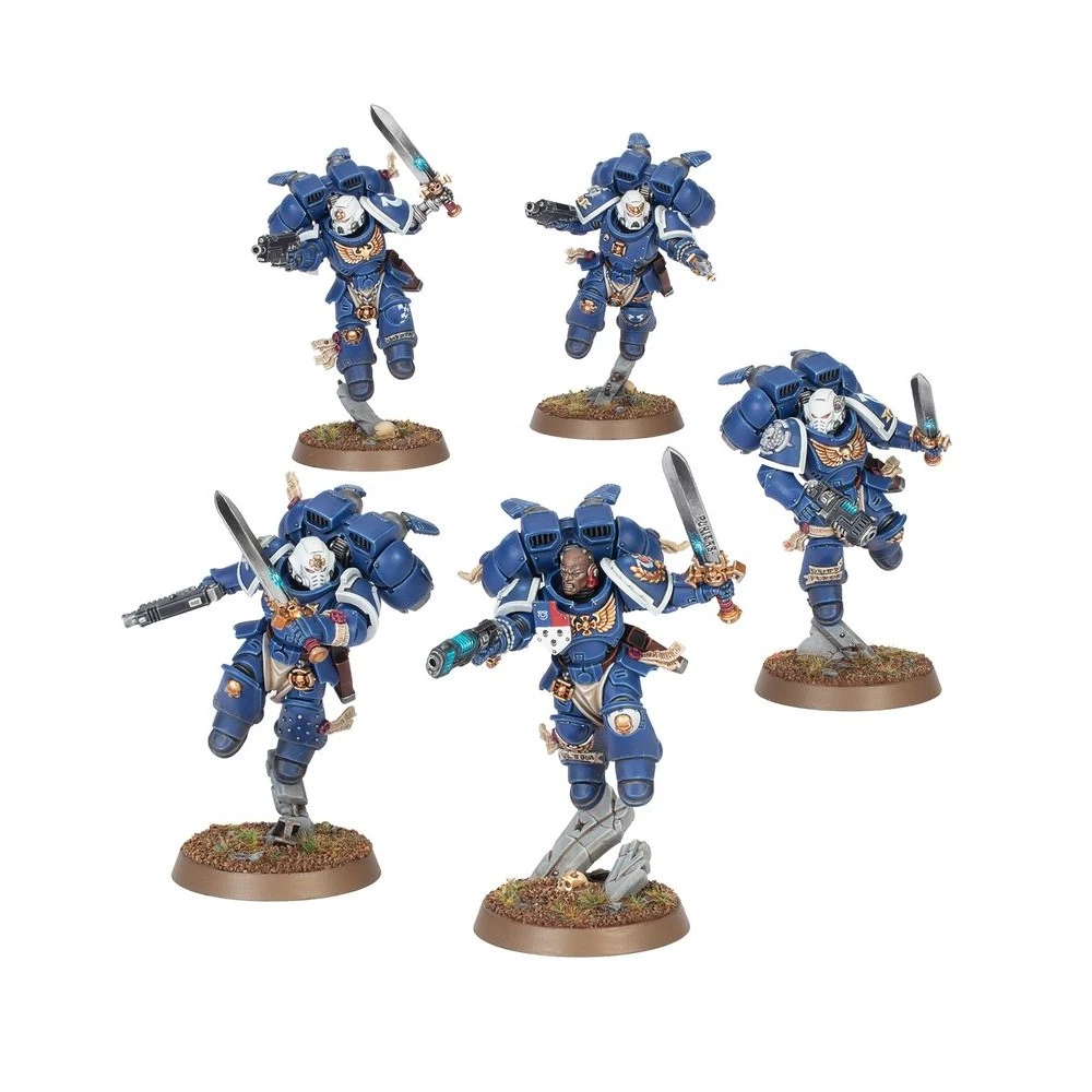 Warhammer 40000: Space Marines Vanguard Veteran Squad with Jump Packs