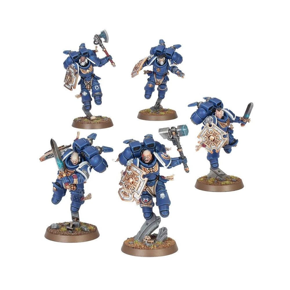 Warhammer 40000: Space Marines Vanguard Veteran Squad with Jump Packs