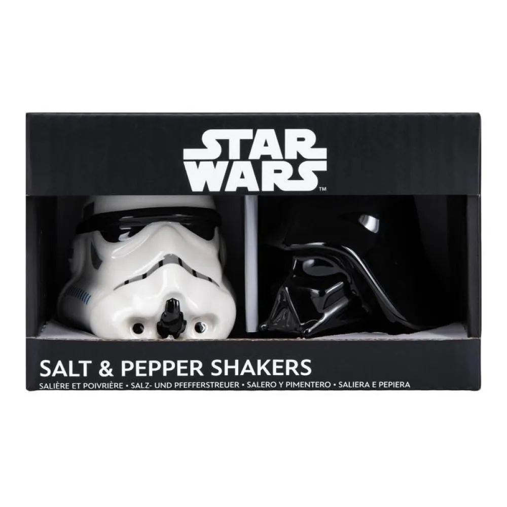 Star Wars Salt and Pepper Shakers - Darth Vader and Stormtrooper
