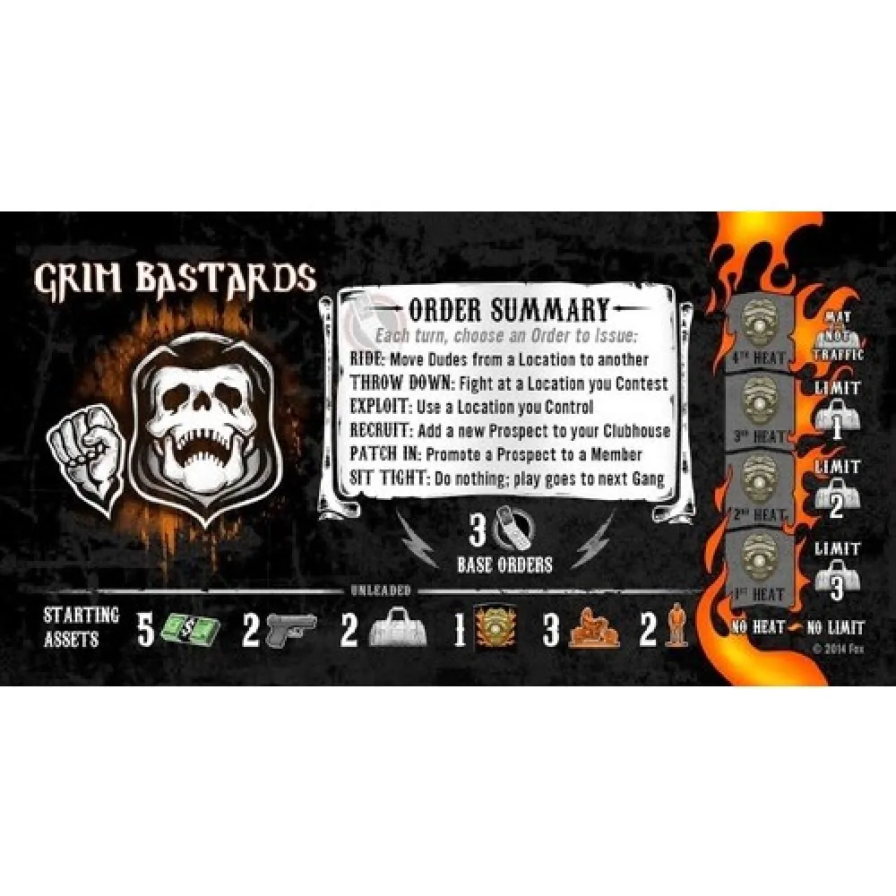 Sons of Anarchy: Men of Mayhem - Grim Bastards Club Expansion