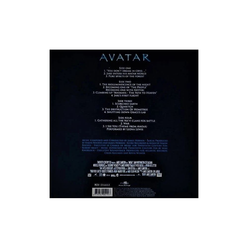 Soundtrack Avatar (2 LP)