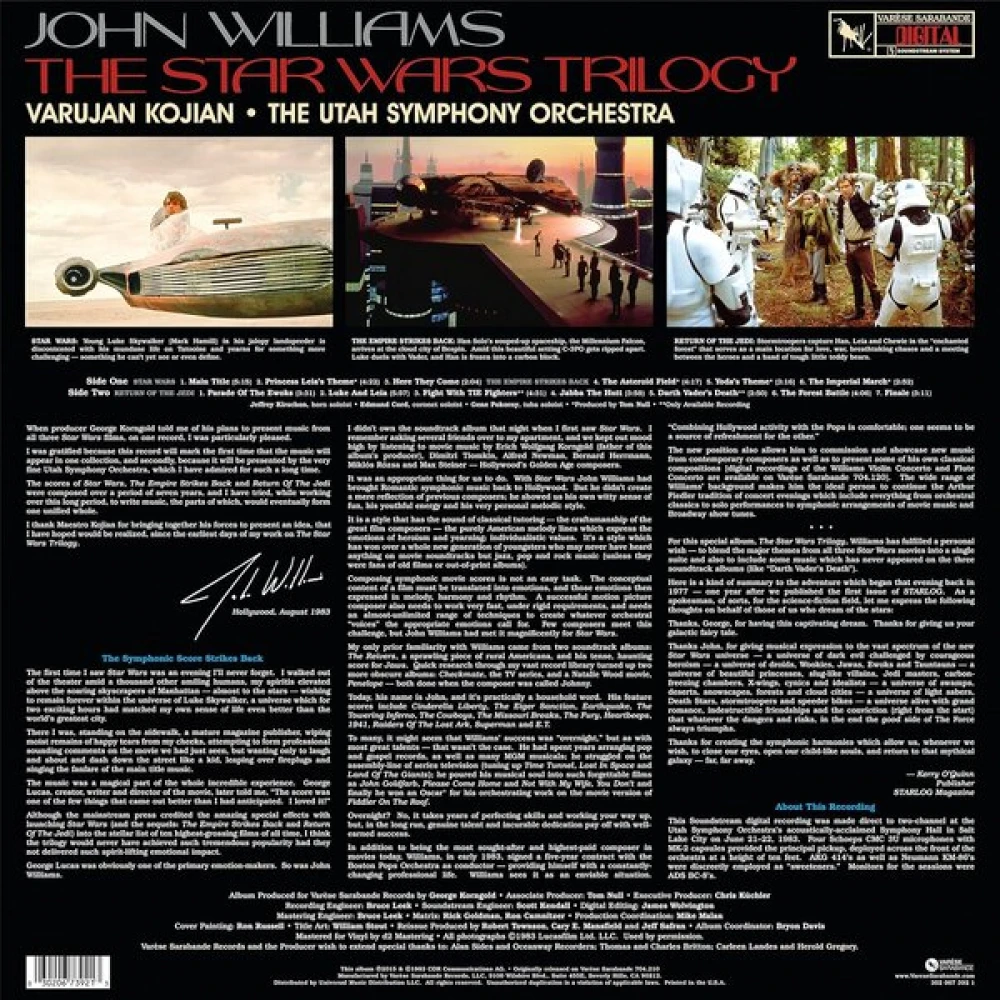 Soundtrack Star Wars Trilogy (1 LP)