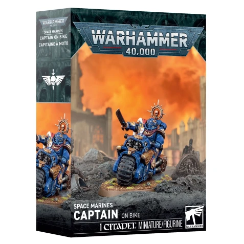 Warhammer 40000: Space Marines Captain on Bike