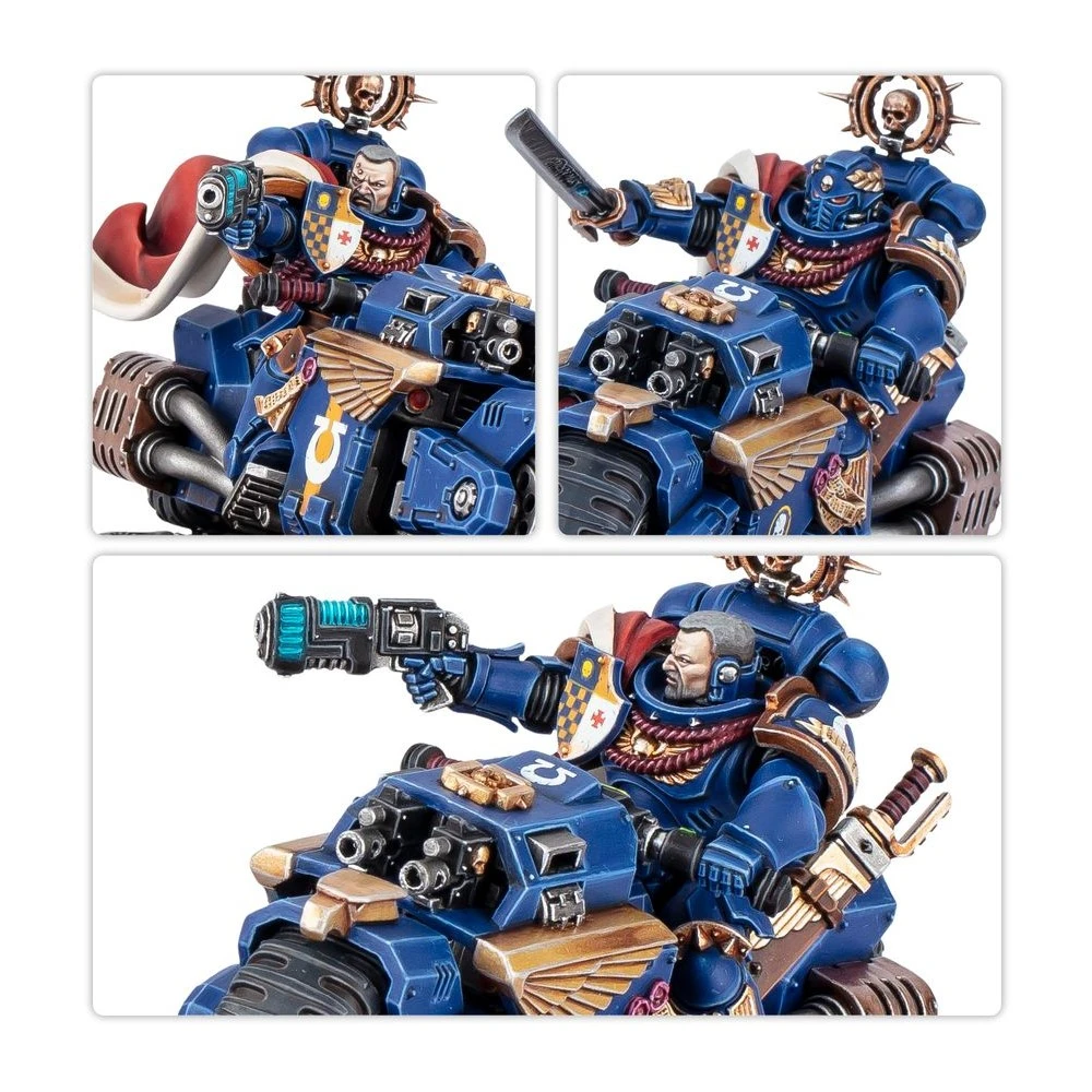 Warhammer 40000: Space Marines Captain on Bike