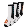 Pokémon Sports Socks - Black & White (3 pairs)