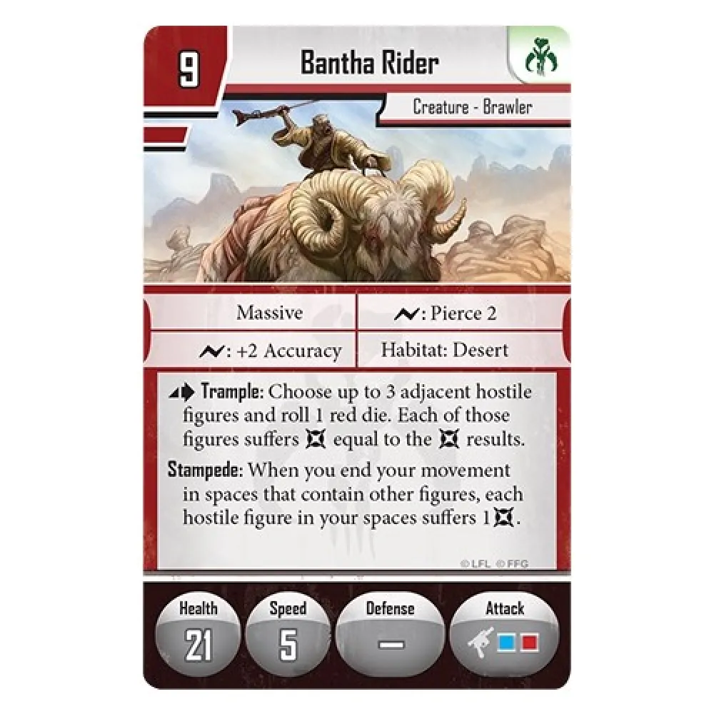 Star Wars: Imperial Assault - Bantha Rider Villain Pack