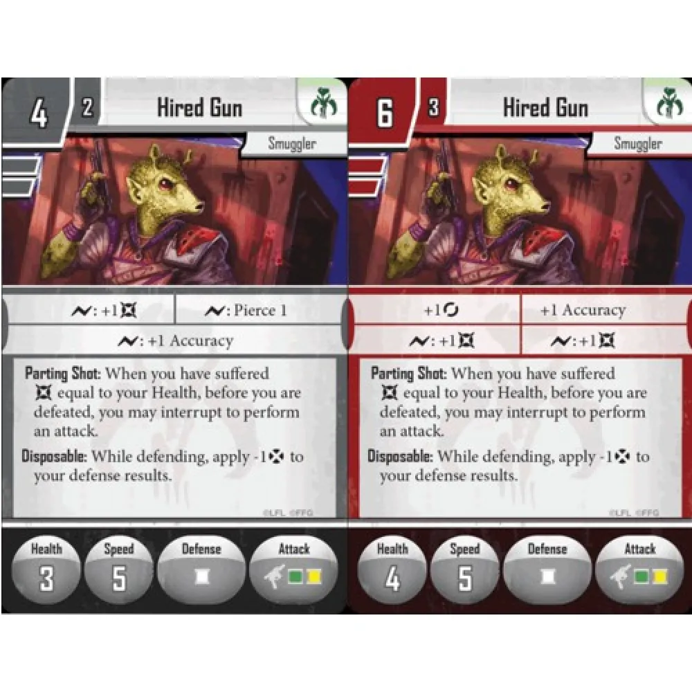 Star Wars: Imperial Assault - Hired Guns Villain Pack