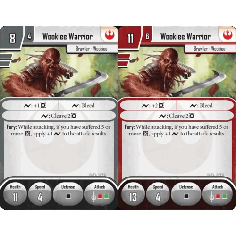 Star Wars: Imperial Assault - Wookiee Warriors Ally Pack