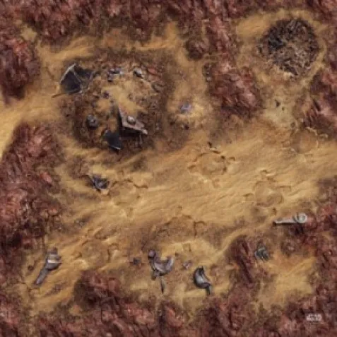 Star Wars: Legion - herní podložka Desert Junkyard