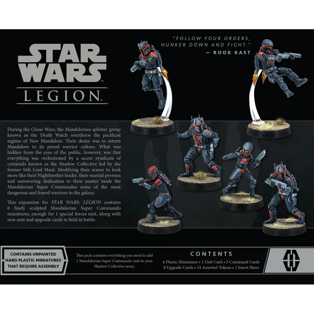 Star Wars: Legion - Mandalorian Super Commandos Unit Expansion
