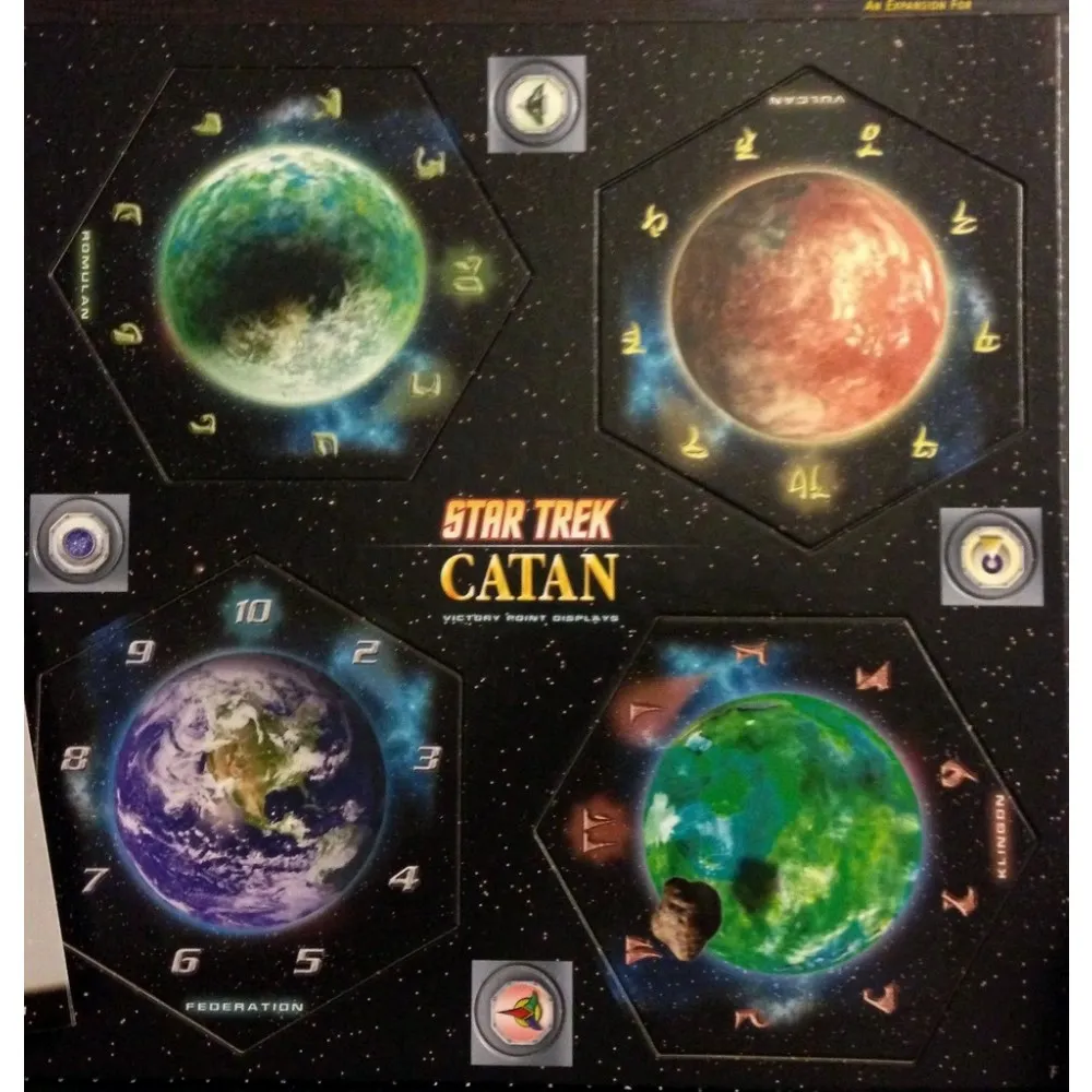 Star Trek: Catan - Federation Space Map Set