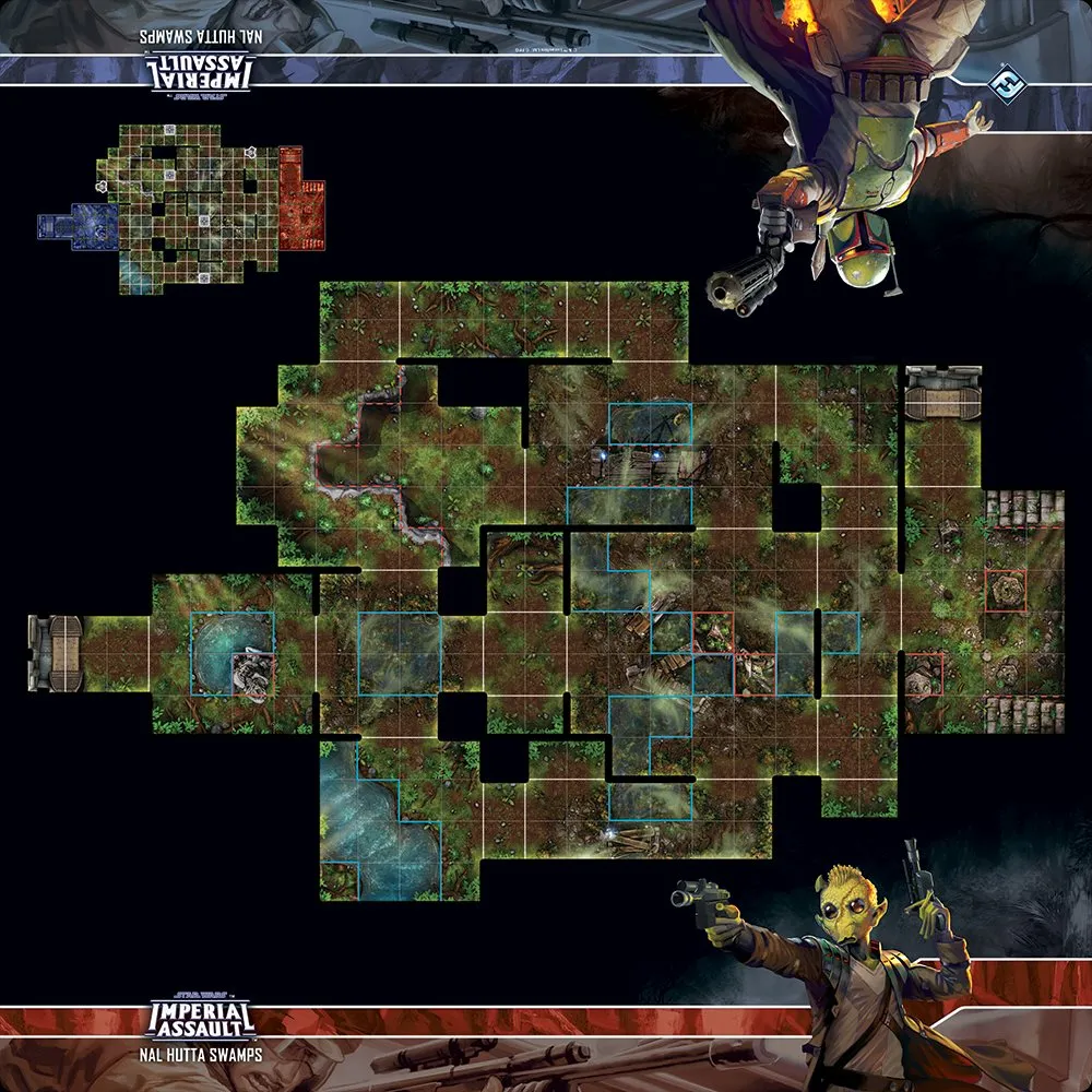 Star Wars: Imperial Assault Skirmish Map - Nal Hutta Swamps