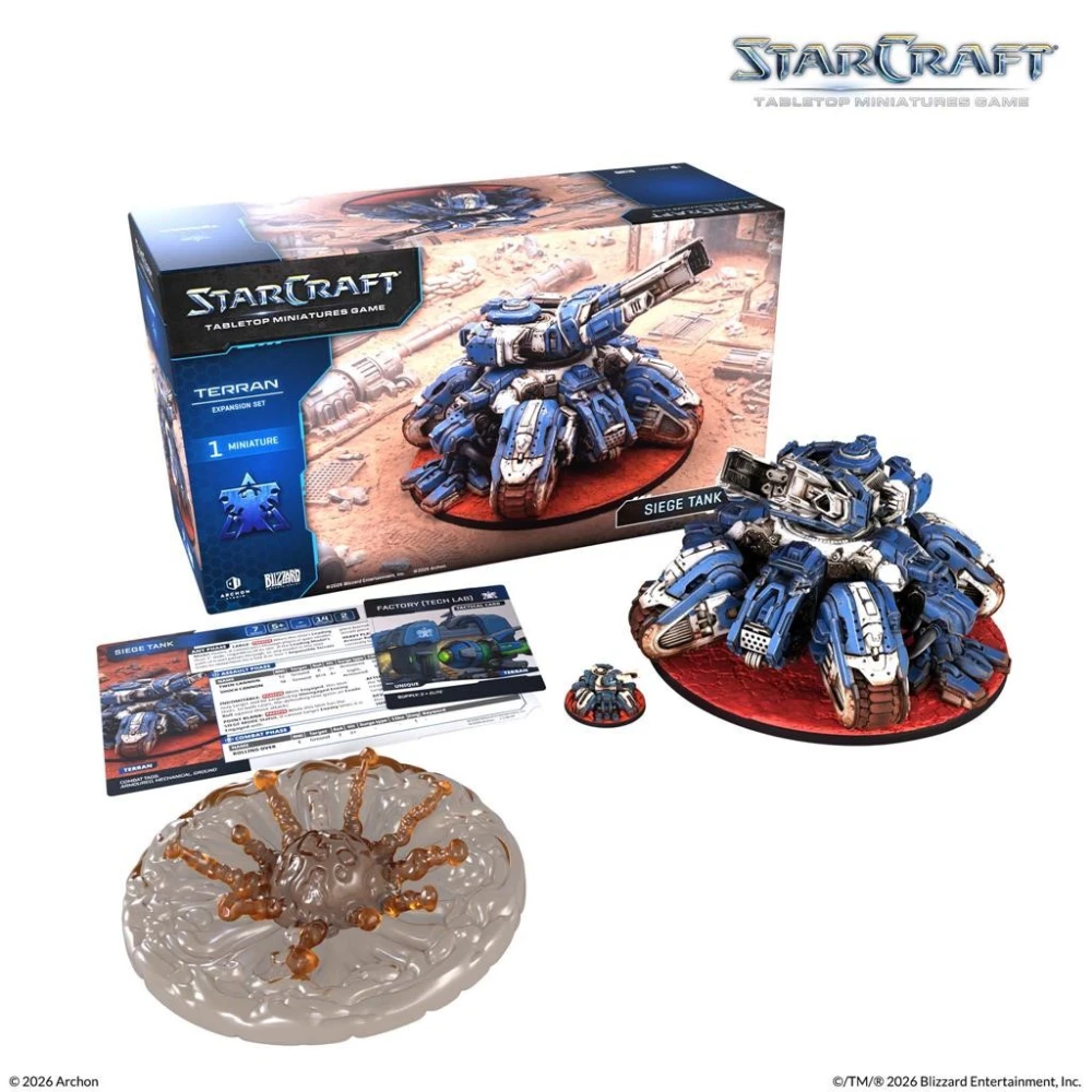 StarCraft: The Miniatures Game - Terran Siege Tank