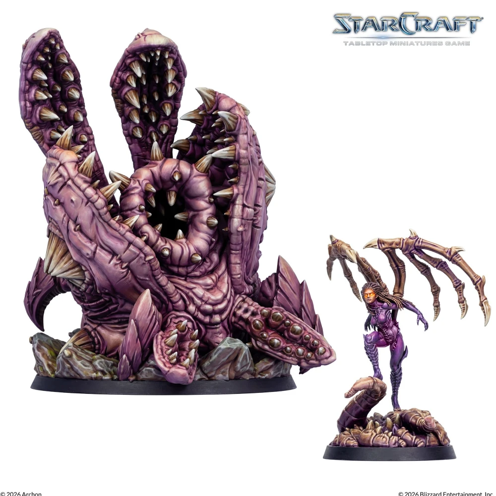 StarCraft: The Miniatures Game - Zerg Kerrigan & Omega Worm