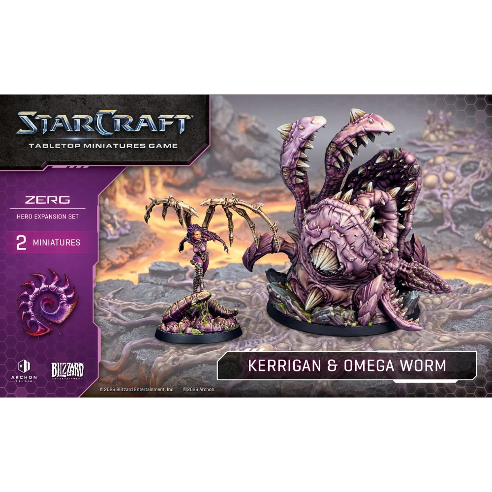 StarCraft: The Miniatures Game - Zerg Kerrigan & Omega Worm