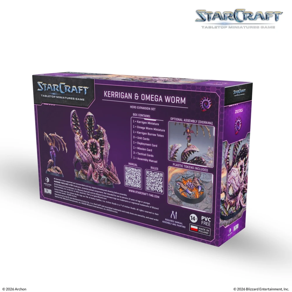 StarCraft: The Miniatures Game - Zerg Kerrigan & Omega Worm