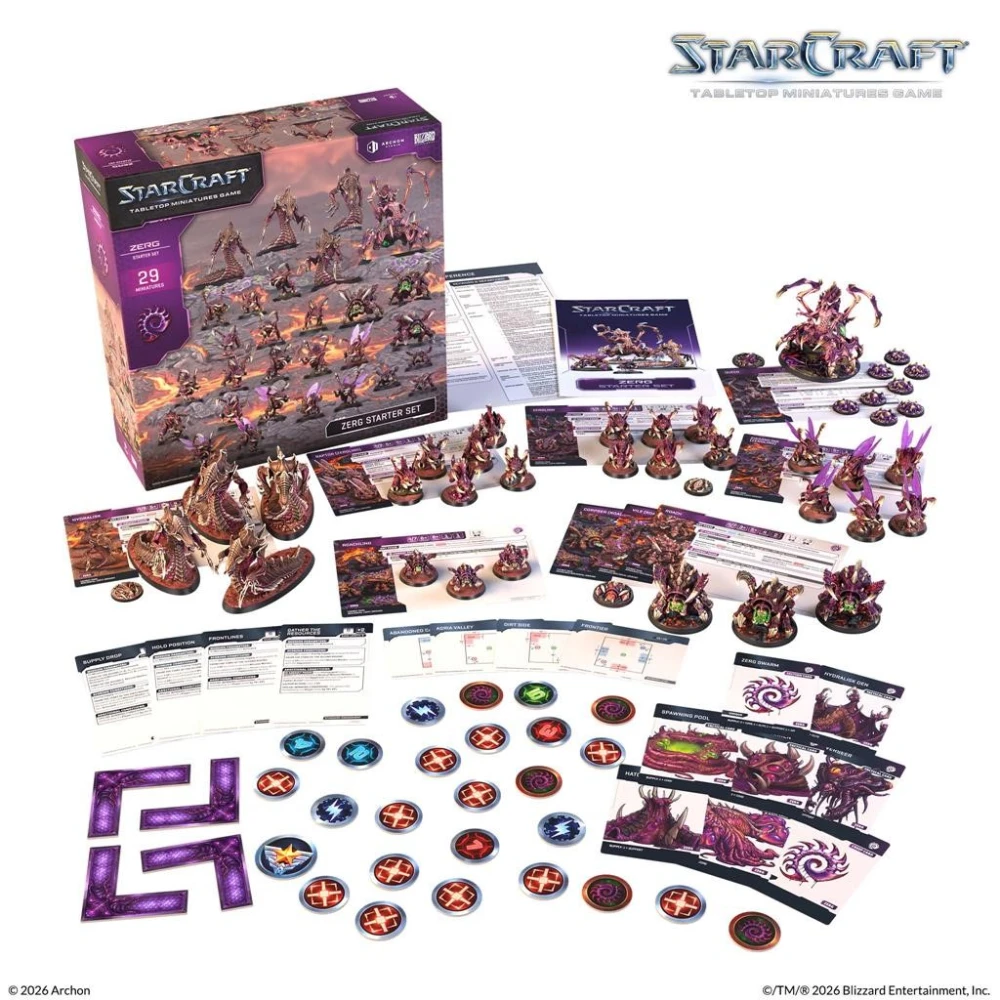 StarCraft: The Miniatures Game - Zerg Starter Set