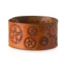 Steampunk Leather Bracelet