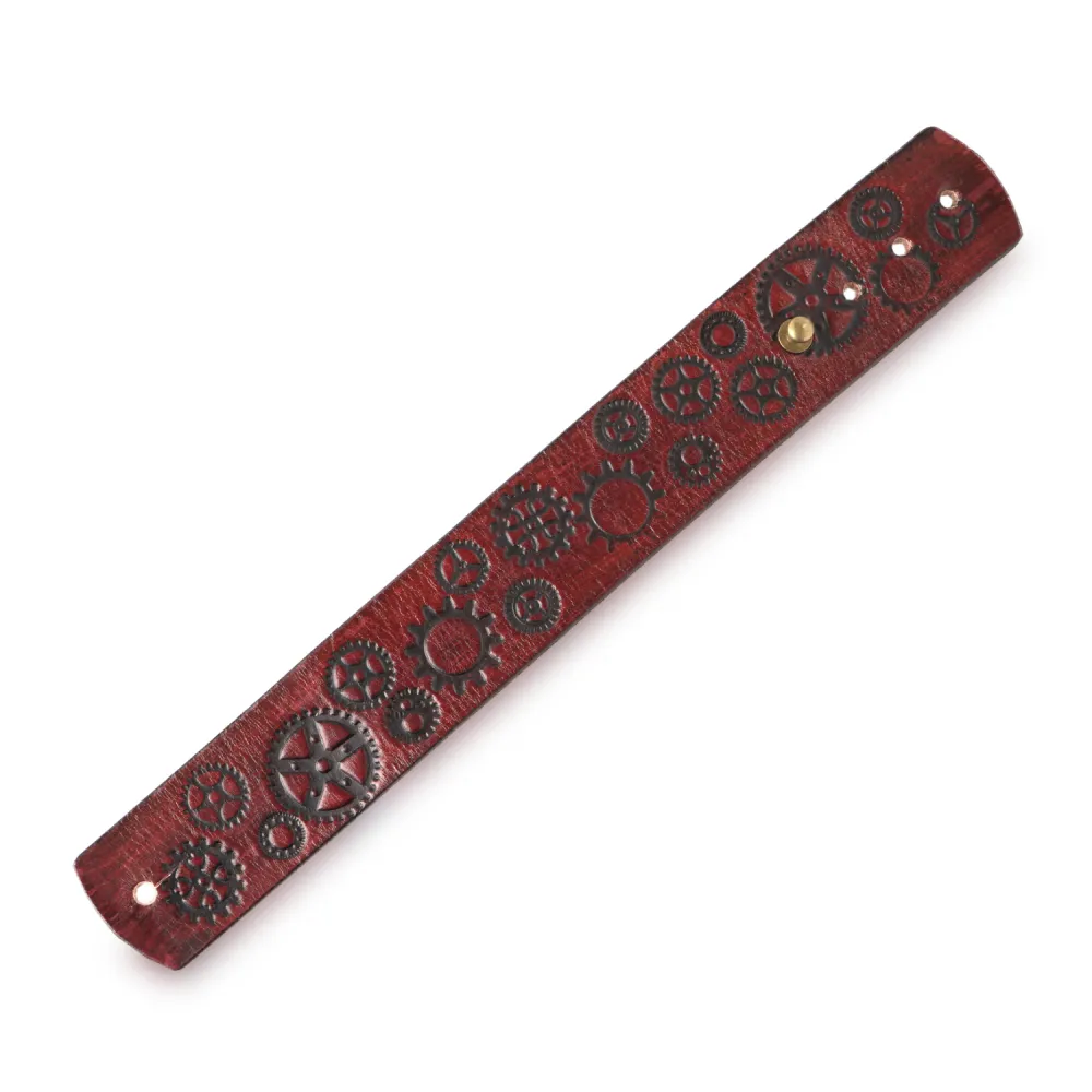 Steampunk Leather Bracelet