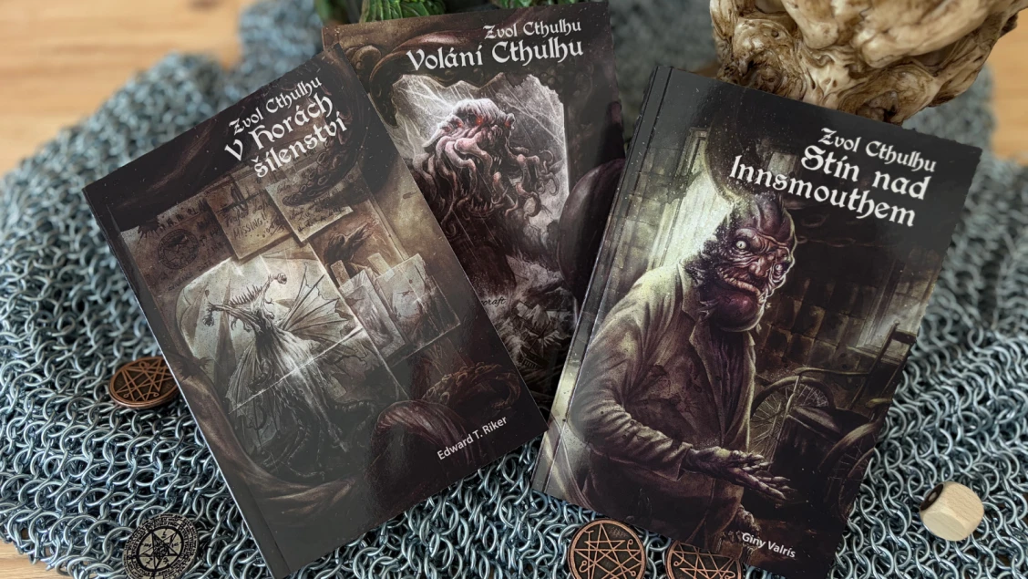 Gamebooky z&nbsp;řady Zvol Cthulhu
