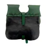Medieval pouch with fittings - green