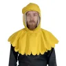 Stredoveká vlnená kapucňa - žltá