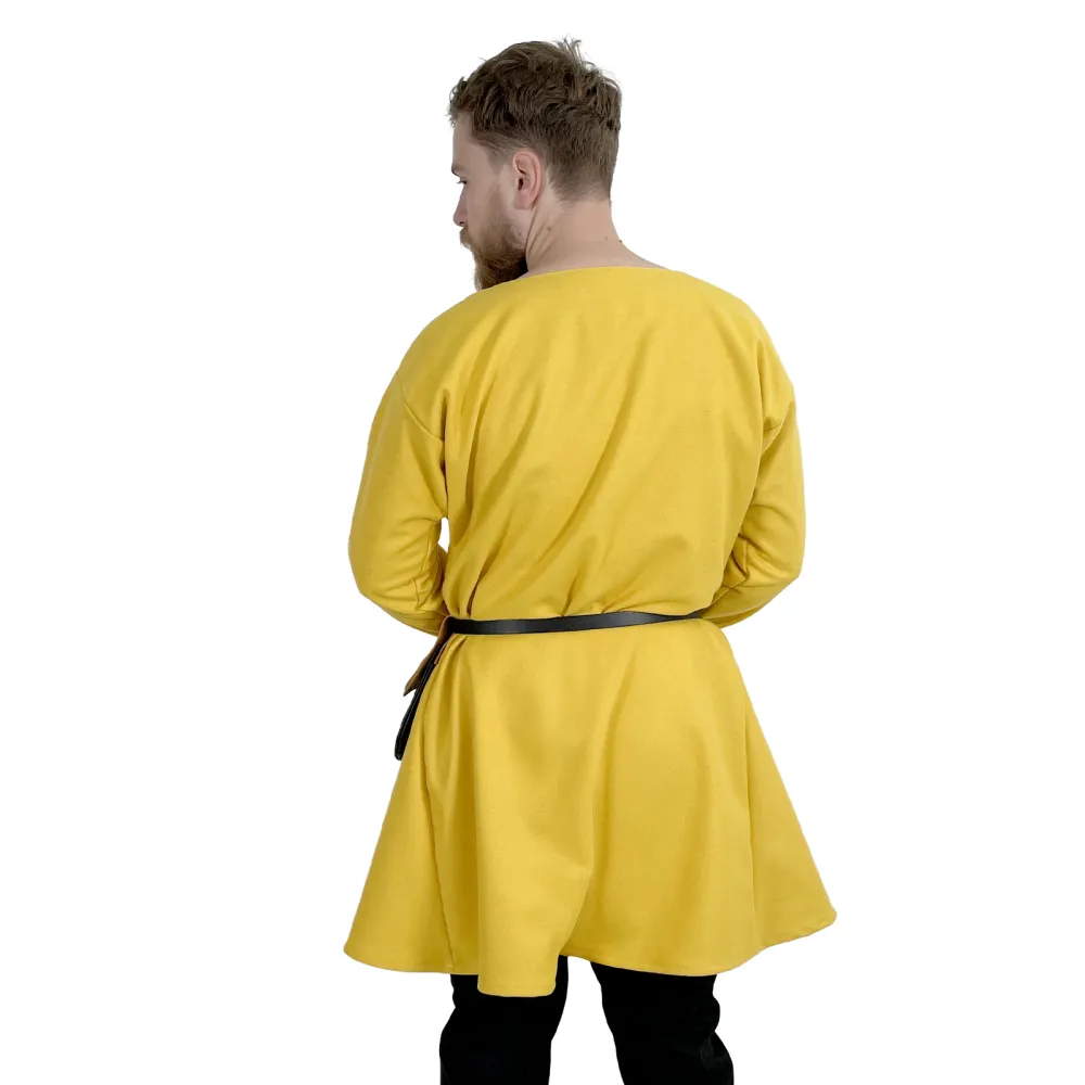 Medieval Wool Tunic - Yellow