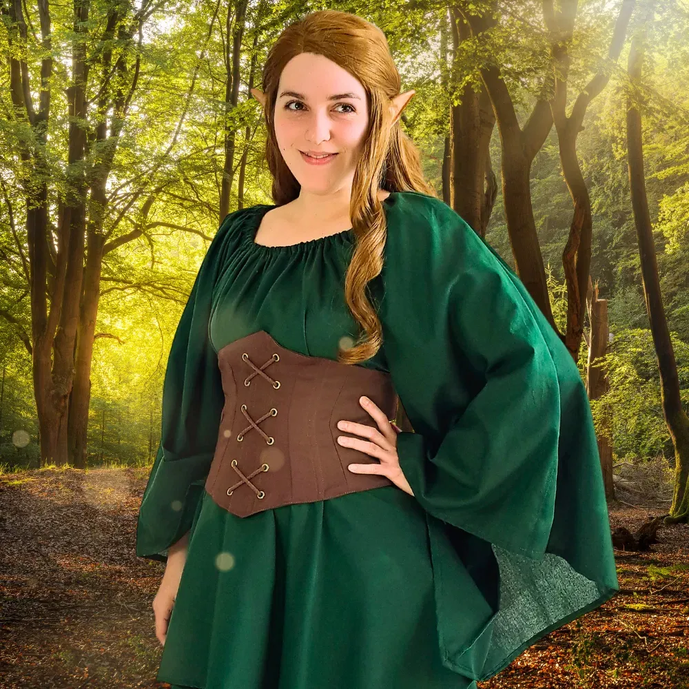 Medieval Dress Merida - green