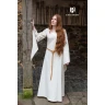 Medieval dress with wide sleeves - natural