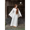 Medieval dress with wide sleeves - natural