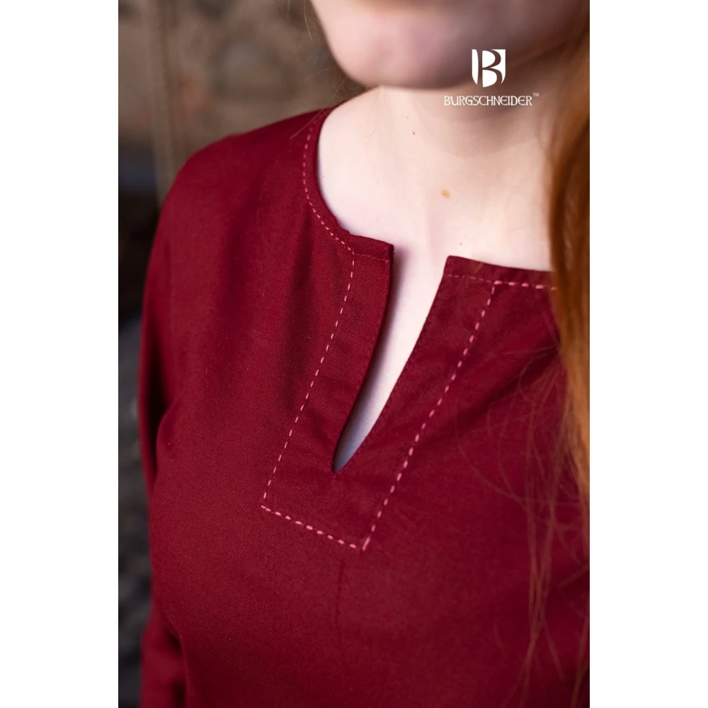 Medieval underdress - burgundy