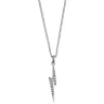 Harry Potter Silver Necklace - Lightning Bolt with Crystals (Ag 925)