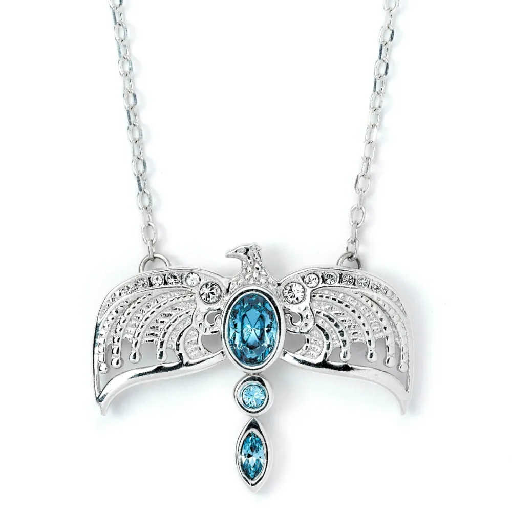 Harry Potter Silver Necklace - Rowena Ravenclaw's Diadem (925 Sterling Silver)