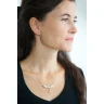 Harry Potter Silver Necklace - Flying Key with Crystals (Ag 925)