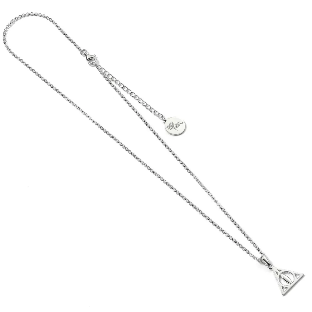 Harry Potter Silver Necklace - Deathly Hallows (Ag 925)