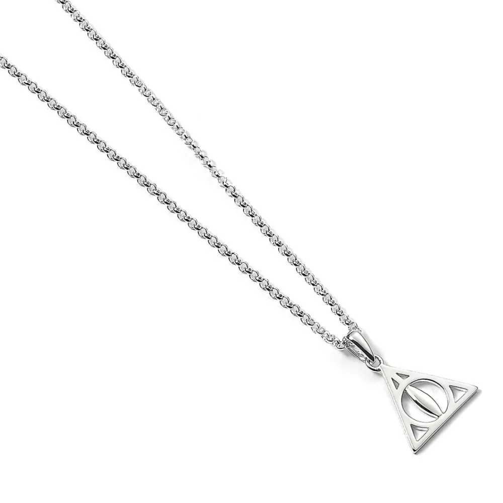 Harry Potter Silver Necklace - Deathly Hallows (Ag 925)