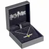 Stříbrný náhrdelník Harry Potter - Zlatonka s krystaly (Ag 925)